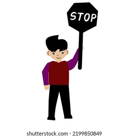stop symbol sign vector illustration