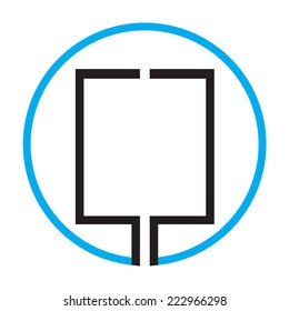 Stop Symbol, Vector Illustration