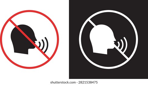 Stop talking sign editable label series..