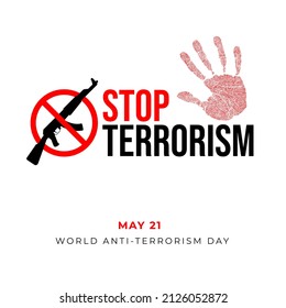 Stop Terrorism, Anti Terrorism Day 