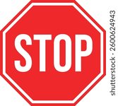 stop traffic sign icon vector