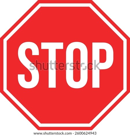 stop traffic sign icon vector