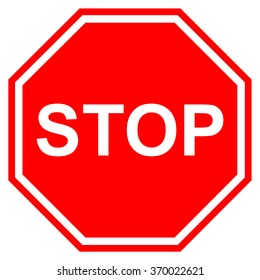 Stop Sign Stock Vector (Royalty Free) 406895779