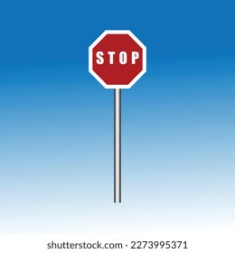 STOP TRAFFIC SIGN, STOP ROAD SIGN