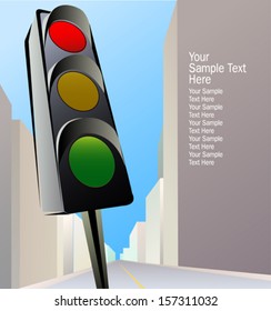 Stop - traffic signal