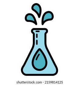 Stop use barrel oil industry, world oil pollution by petroleum concept icon, green eco earth cartoon flat vector illustration, isolated on black. Eco friendly alternative energy source.