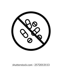 Stop using illegal drugs sign in yellow color