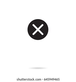 stop vector flat icon