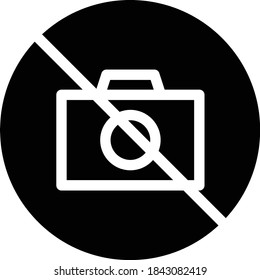 stop vector glyph flat icon 