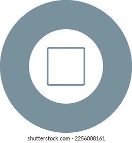 Stop vector icon. Can be used for printing, mobile and web applications.