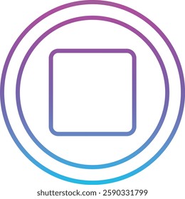 Stop vector icon. Can be used for printing, mobile and web applications.