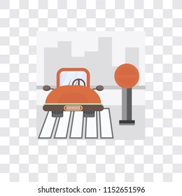 Stop vector icon isolated on transparent background, Stop logo concept