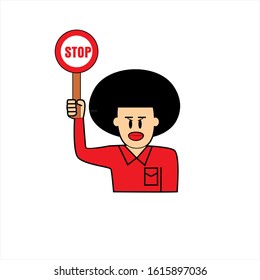 stop vector for icon, symbol in application