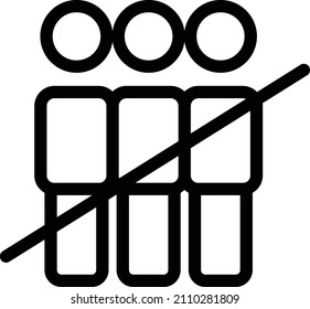 parar la ilustración del vector en un fondo transparente. Símbolos de calidad premium. Icono vectorial de trazo para el concepto y diseño gráfico.