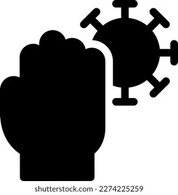 parar la ilustración del vector en un fondo transparente. Símbolos de calidad superior. Iconos vectoriales de glifos para diseño de conceptos y gráficos. 
