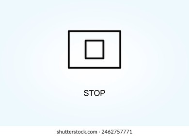 Stop Vector Or Logo Sign Symbol Illustration