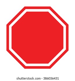 Stop Vector Sign 