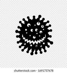 stop virus corona, icon vector