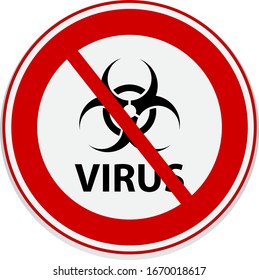 Detener el vector de signos de tráfico de virus. 