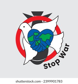 Stop War Awareness Design and Stop War Banner Design 