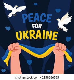 Stoppen Sie den Krieg und bringen Sie Frieden in die Kampagne der Ukraine.