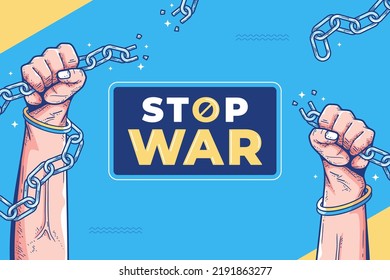 stop war campaign banner design