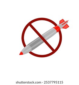 Stop the war Gun silhouettes, red forbidden circles.  Anti-war icon. Prohibition of use of weapons.
