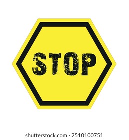 stop stop warning sign, warning sign