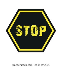 stop stop warning sign, warning sign