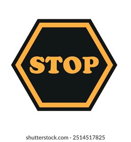 stop stop warning sign, warning sign