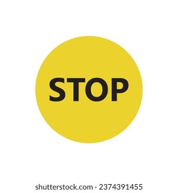 stop warning sign, signboard, background