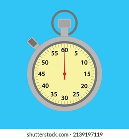 stop watch colored vector in vectorize formate