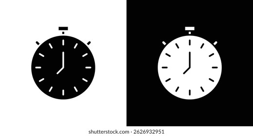 Stop watch icon concept, vector illustration