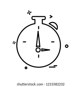 Stop watch icon design vector
