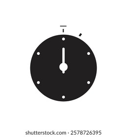 Stop watch icon Thin line art collection