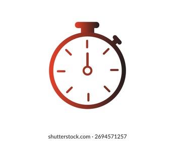  Stop watch icon vector illustration on white background