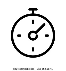 Stop Watch Icon Vector Symbol Design Illustration