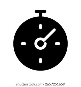 Stop Watch Icon Vector Symbol Design Illustration
