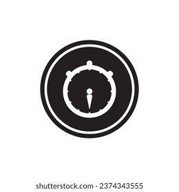 stop watch icon vector template illustration logo design