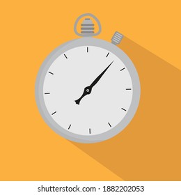 Stop watch, illustration, vector on white background - Powered by Shutterstock - Get 15% off with code: PIKWIZARD15