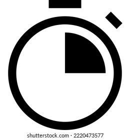 Detener Watch Time Count concepto moderno ui ux icono para sitio web, aplicación, presentación, volante, folleto, etc.