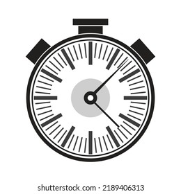 Stop watch timer icon - vector illustration