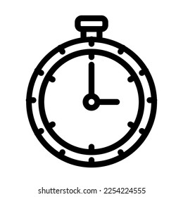 Detener el diseño de iconos de la línea del vector