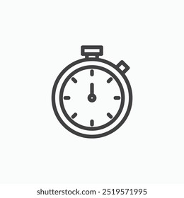 Parar o ícone simples do watchline no estilo de linha.