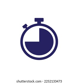 stop wathc icon vector isolated on background