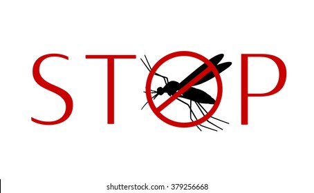 Stop zika virus. Aegypti mosquito silhouette. Aegypti mosquito. Vector aegypti mosquito silhouette isolated on white background. Stop zika virus. Isolated aegypti mosquito silhouette icon. Zika virus