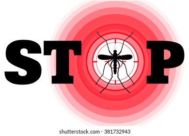 Stop zika virus.Vector