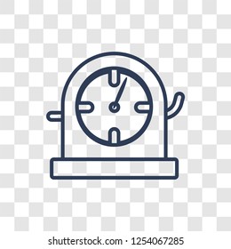 Stopclock icon. Trendy linear Stopclock logo concept on transparent background from Human Resources collection