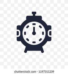 Stopclock transparent icon. Stopclock symbol design from Time managemnet collection.