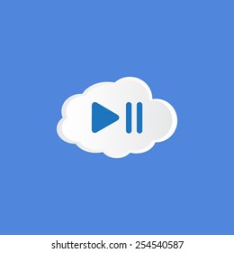 Stop,play,pause web icons